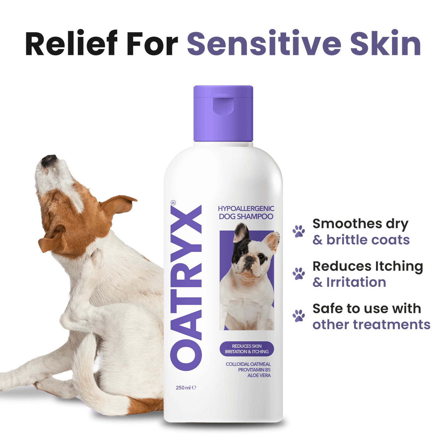 Oatryx© Hypoallergenic Anti-Itch Shampoo