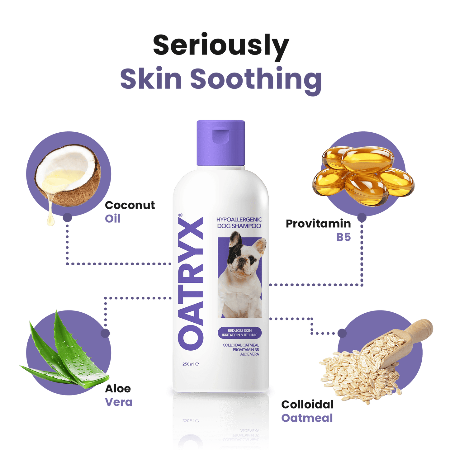 Oatryx© Hypoallergenic Anti-Itch Shampoo